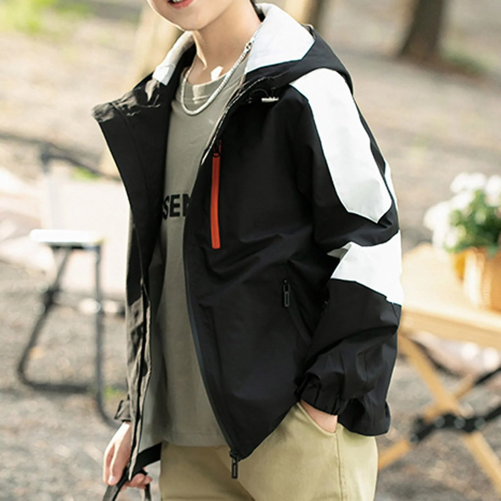 Куртка KQIVAM для хлопчиків і дівчаток, вітровка, перехідна, фото №6