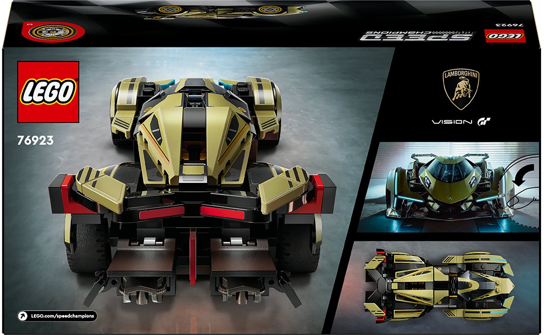 Конструктор Лего LEGO Speed Champions Суперкар Lamborghini Lambo V12 Vision GT (76923), фото №3