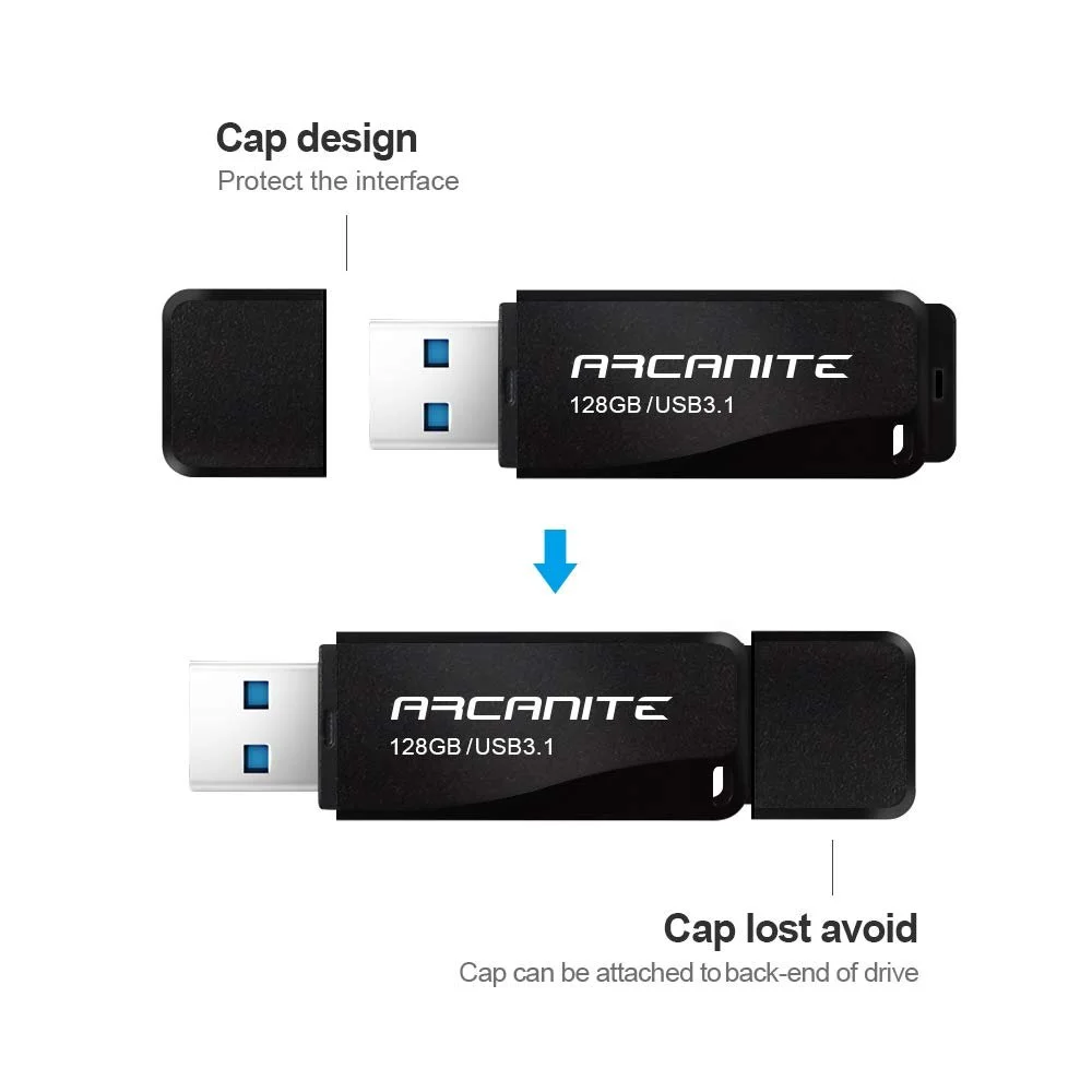 USB-флеш-накопичувач ARCANITE 128 GB USB 3.1, фото №6 USB-флеш-накопичувач ARCANITE 128 GB USB 3.1, фото №6