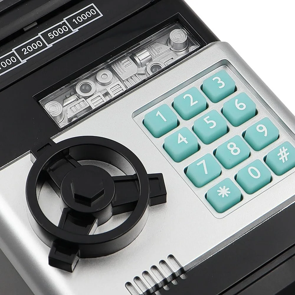 Скарбничка ATM електронна сейф з паролем та купюроприймачем музична, фото №7