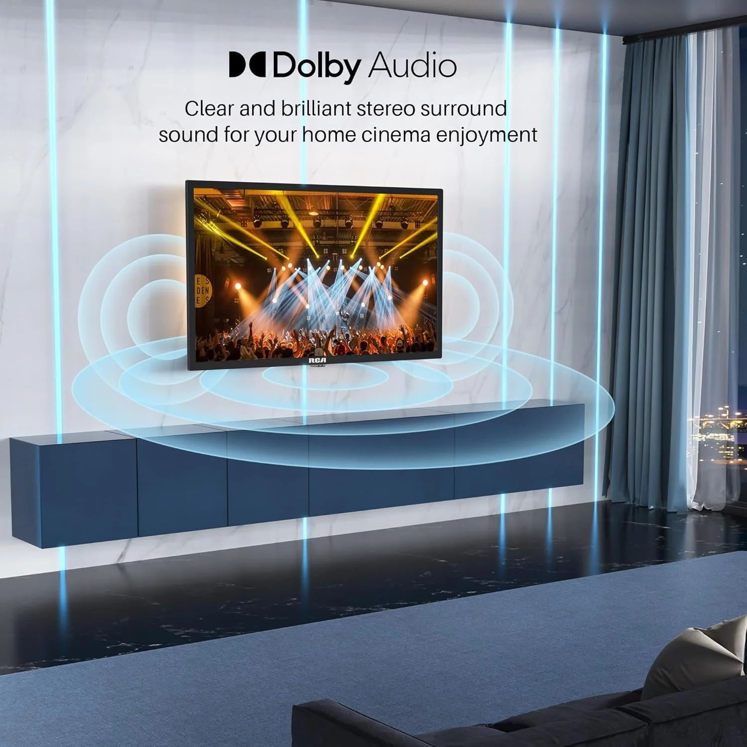 Телевизор 24" RCA iRS24H1 / HD / 60 Гц / LCD / Smart TV / Wi-Fi / Bluetooth / T2, фото №4 Телевизор 24" RCA iRS24H1 / HD / 60 Гц / LCD / Smart TV / Wi-Fi / Bluetooth / T2, фото №4