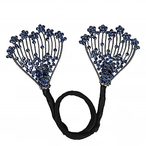 Заколка для волос со стразами, для вечеринок, ужинов, свадеб - Фото 1