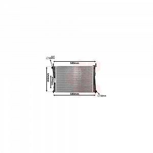 Радиатор двигателя VAN WEZEL 18002325 для FORD MAZDA - Фото 1