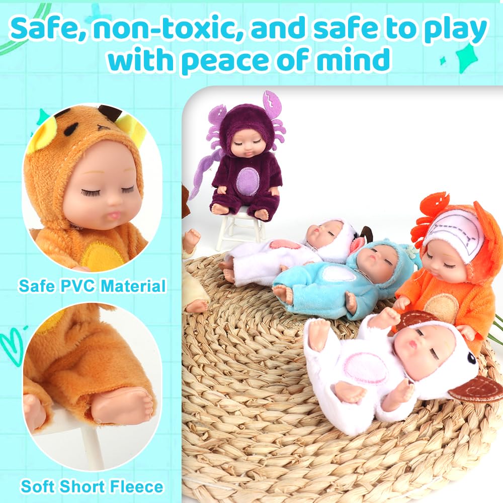 Набор кукол JOAASU, 12 шт, Мини, фото №4 Набор кукол JOAASU, 12 шт, Мини, фото №4