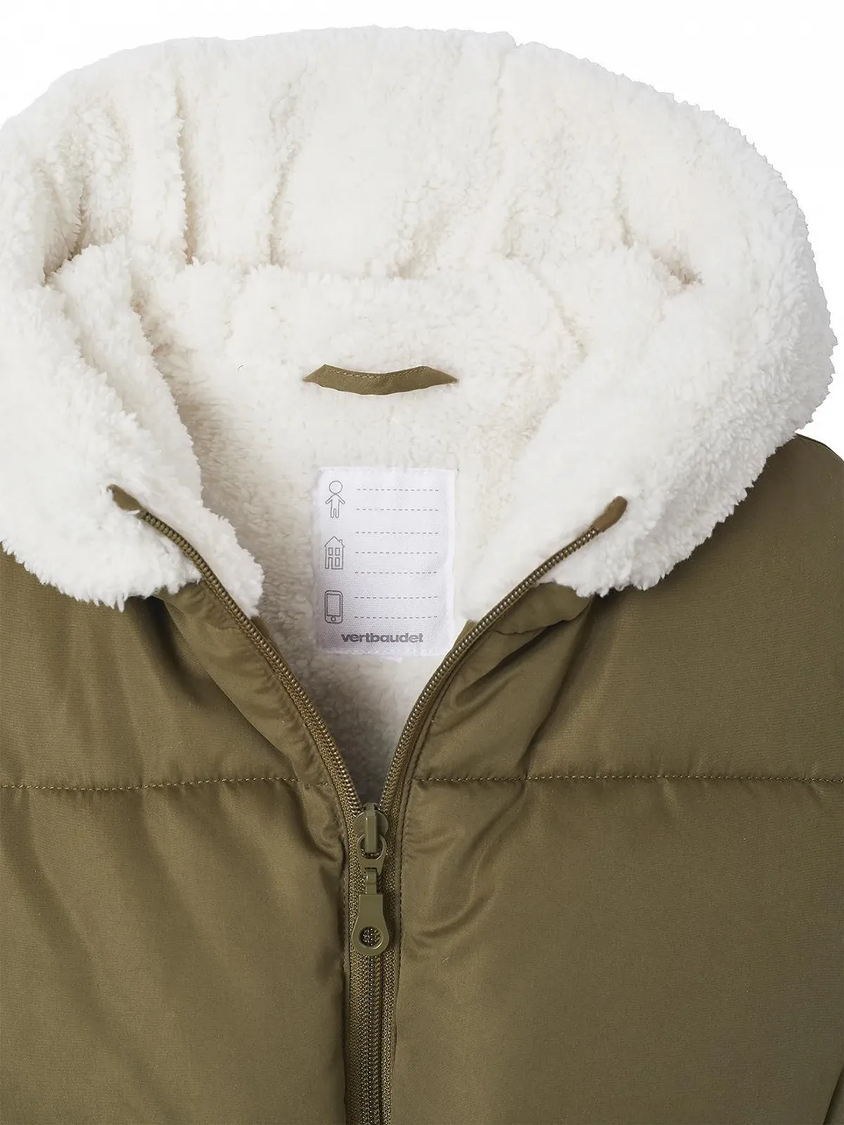 Стёганая куртка для девочек Vertbaudet с капюшоном и переработанным наполнителем, фото №4 Стёганая куртка для девочек Vertbaudet с капюшоном и переработанным наполнителем, фото №4