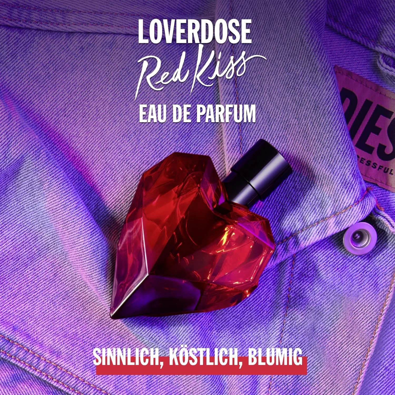Парфумована вода Diesel Loverdose Red Kiss Жіночий Східний аромат, фото №2
