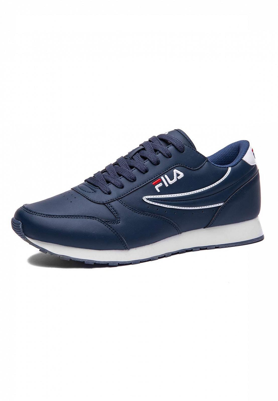 Кроссовки Fila Orbit Low Кожаные Синие, фото №2