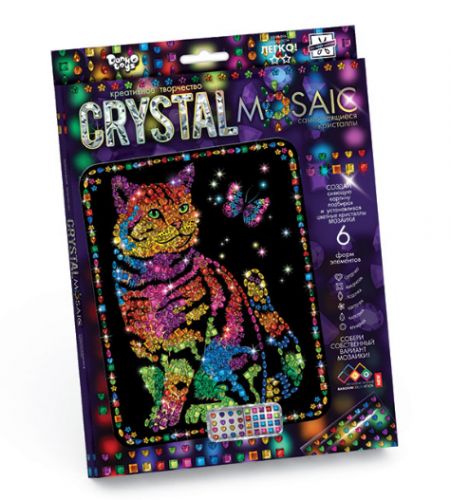 Набор для креативного творчества CRYSTAL MOSAIC Кот [tsi38562-TSI], фото №1