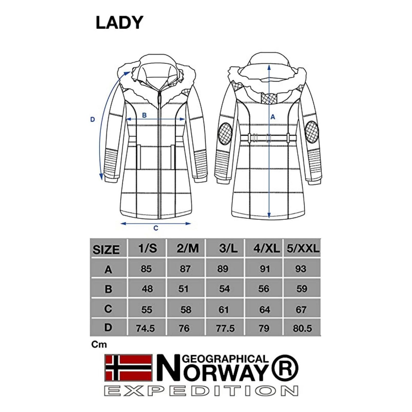 Пуховик Geographical Norway Женский Пальто Парка Зимняя Длинная, фото №7
