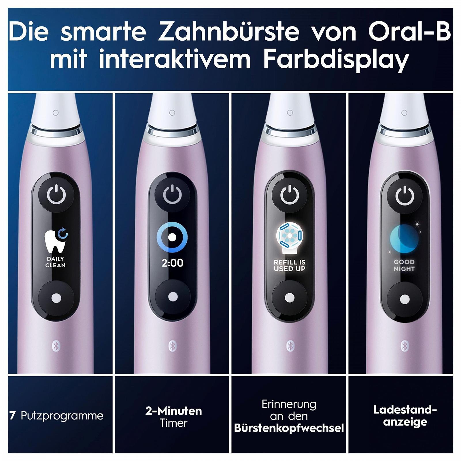 Зубная щетка электрическая Oral-B iO Series 9 Розовый Кварц, фото №3