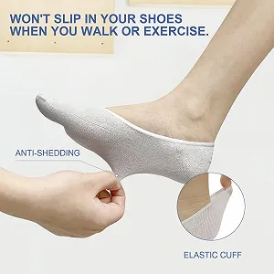 Носки-следки CaiDieNu, женские, с низким вырезом, с пятью пальцами, хлопковые, спортивные, невидимые, 3/6 пар synthetic.ua - Фото 1