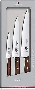 Набір ножів Victorinox Carving Set Rosewood 3 шт., нержавіюча сталь, коричневий - Фото 1