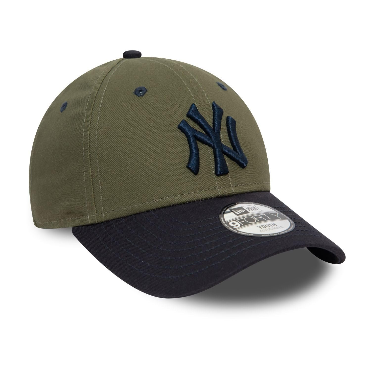 Кепка New Era 9Forty Youth Contrast NY Yankees Темно-синяя, фото №3