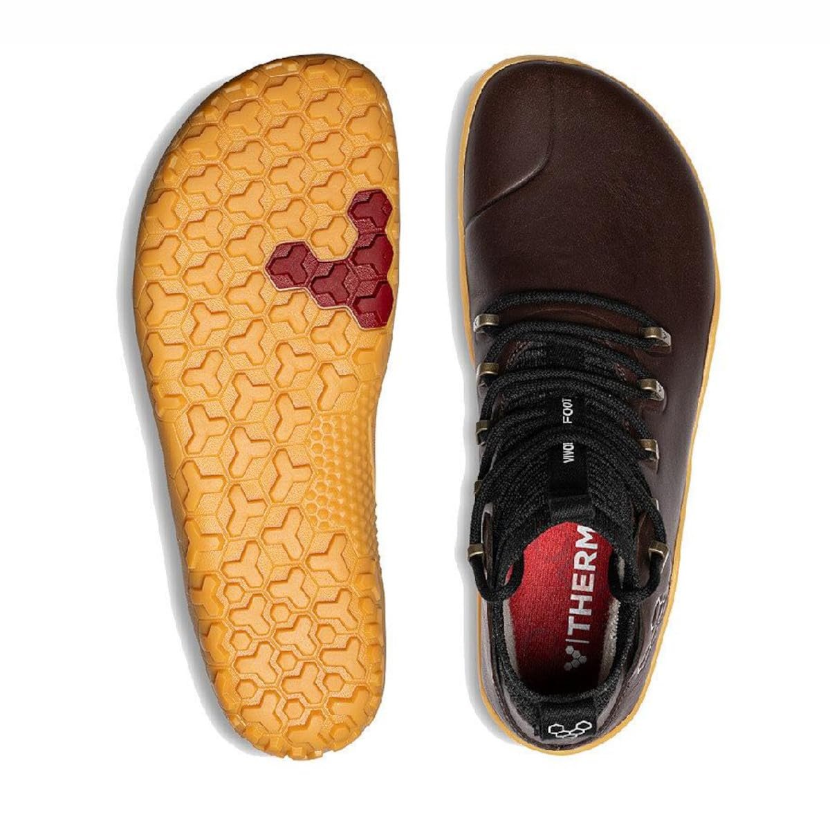 Кроссовки VIVOBAREFOOT Magna Leather FG, мужские кожаные и шерстяные кроссовки для хайкинга с подошвой для босой ноги, фото №4