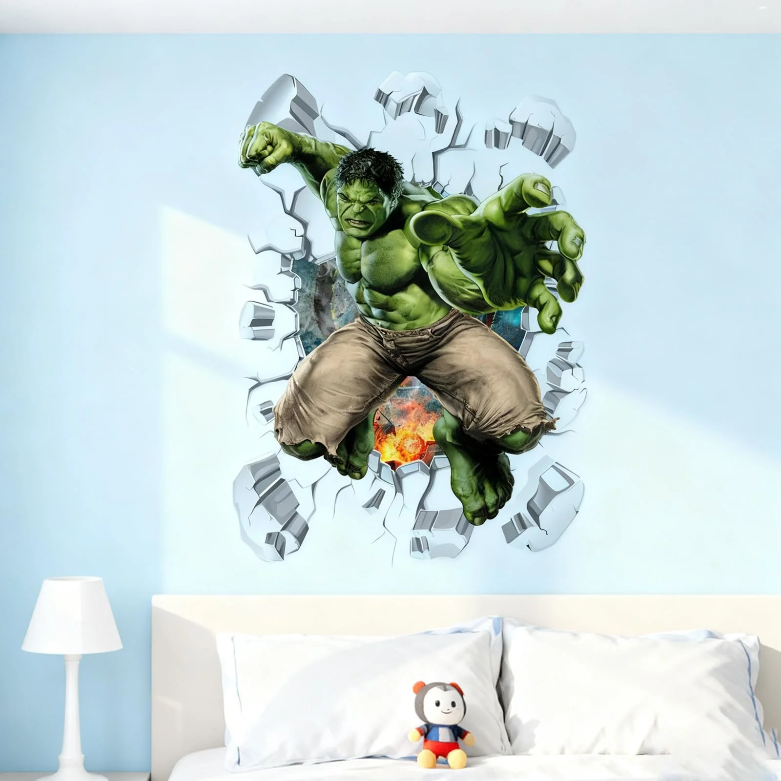 Наклейка на стіну Hullk 3D Аніме Постер 40 x 60 см, фото №5 Наклейка на стіну Hullk 3D Аніме Постер 40 x 60 см, фото №5