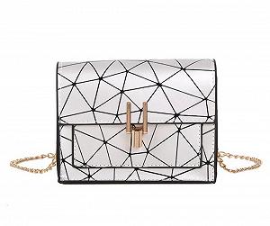 Модная белая женская мини-сумка synthetic.ua - Фото 1