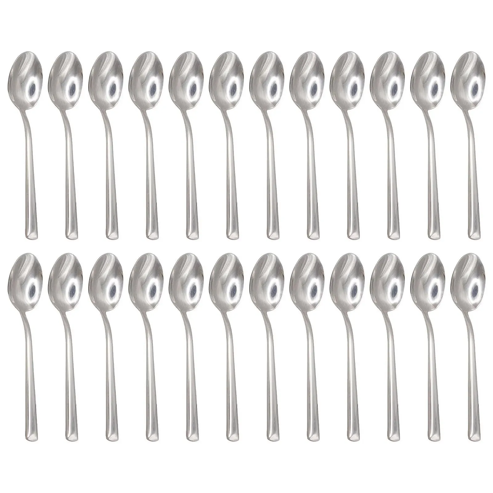 Ложка чайная Argon Tableware Tondo Нержавеющая сталь Серебро, 14 см, 24 шт, фото №1