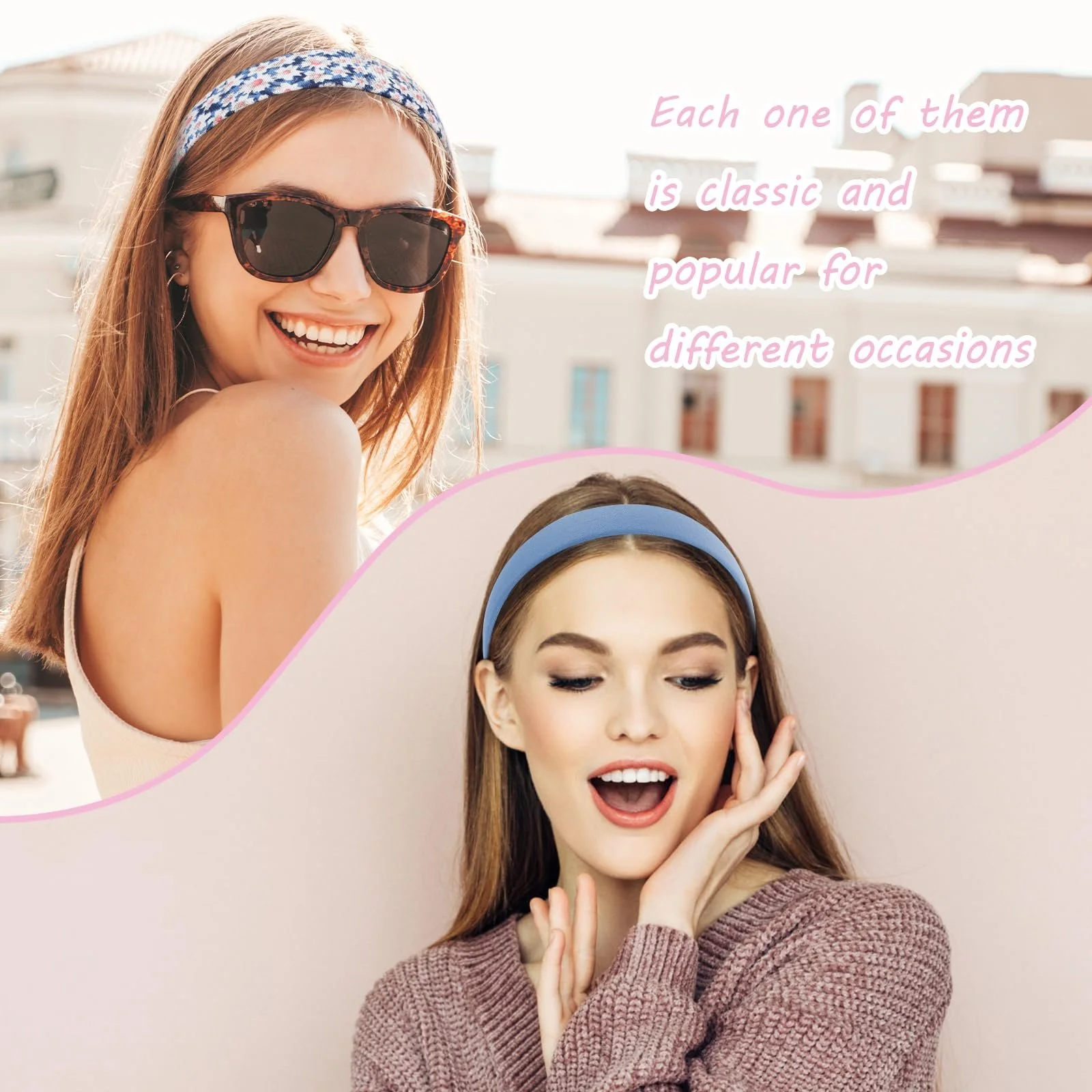 Набір обручів для волосся жіночий, фото №3 Набір обручів для волосся жіночий, фото №3