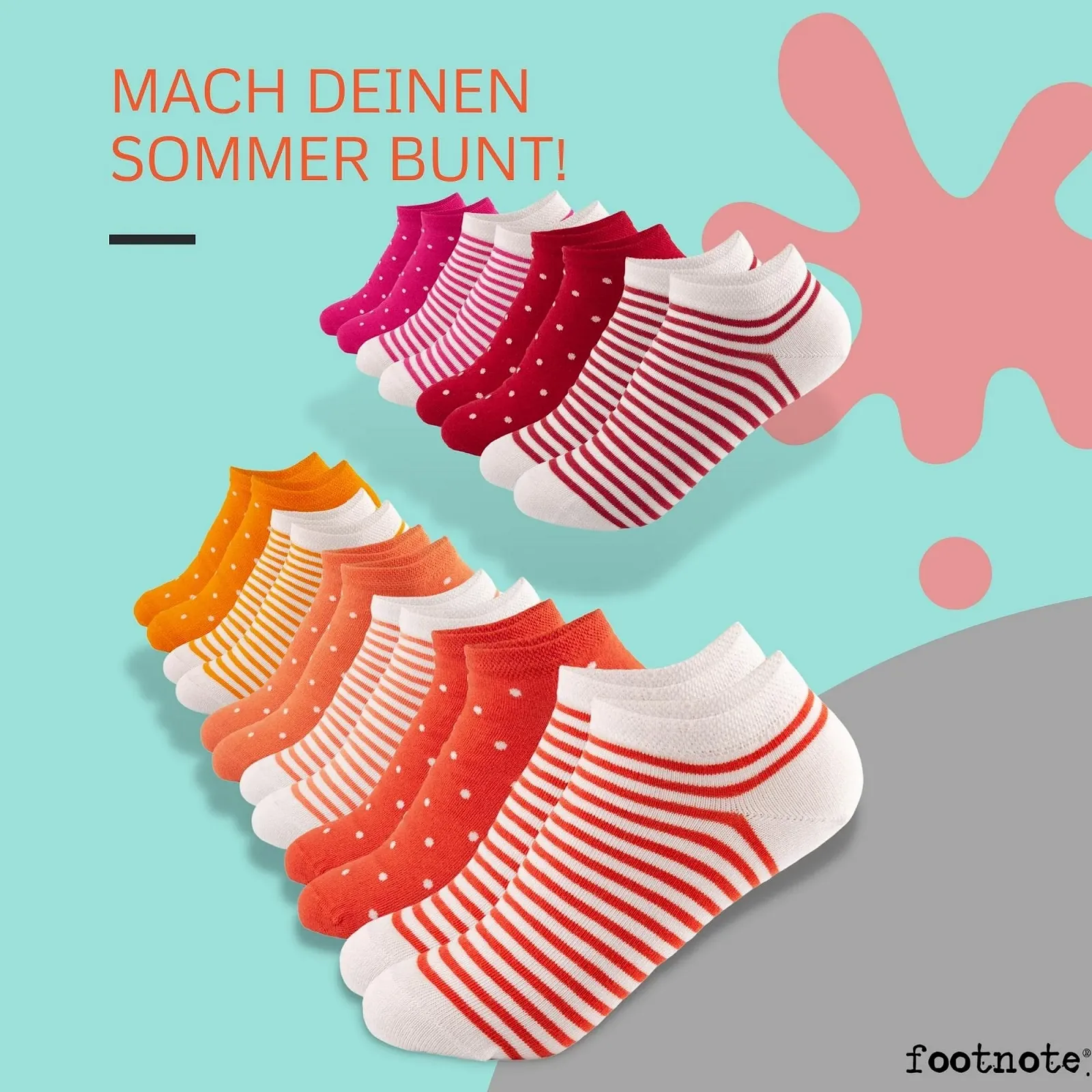 Шкарпетки Footnote, 10 пар, для спортивного взуття, фото №6 Шкарпетки Footnote, 10 пар, для спортивного взуття, фото №6