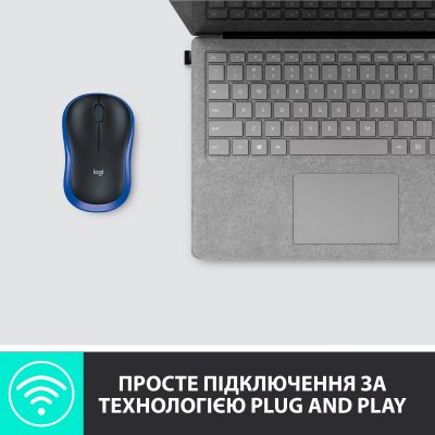 Мышка Logitech M185 blue (910-002239), фото №8