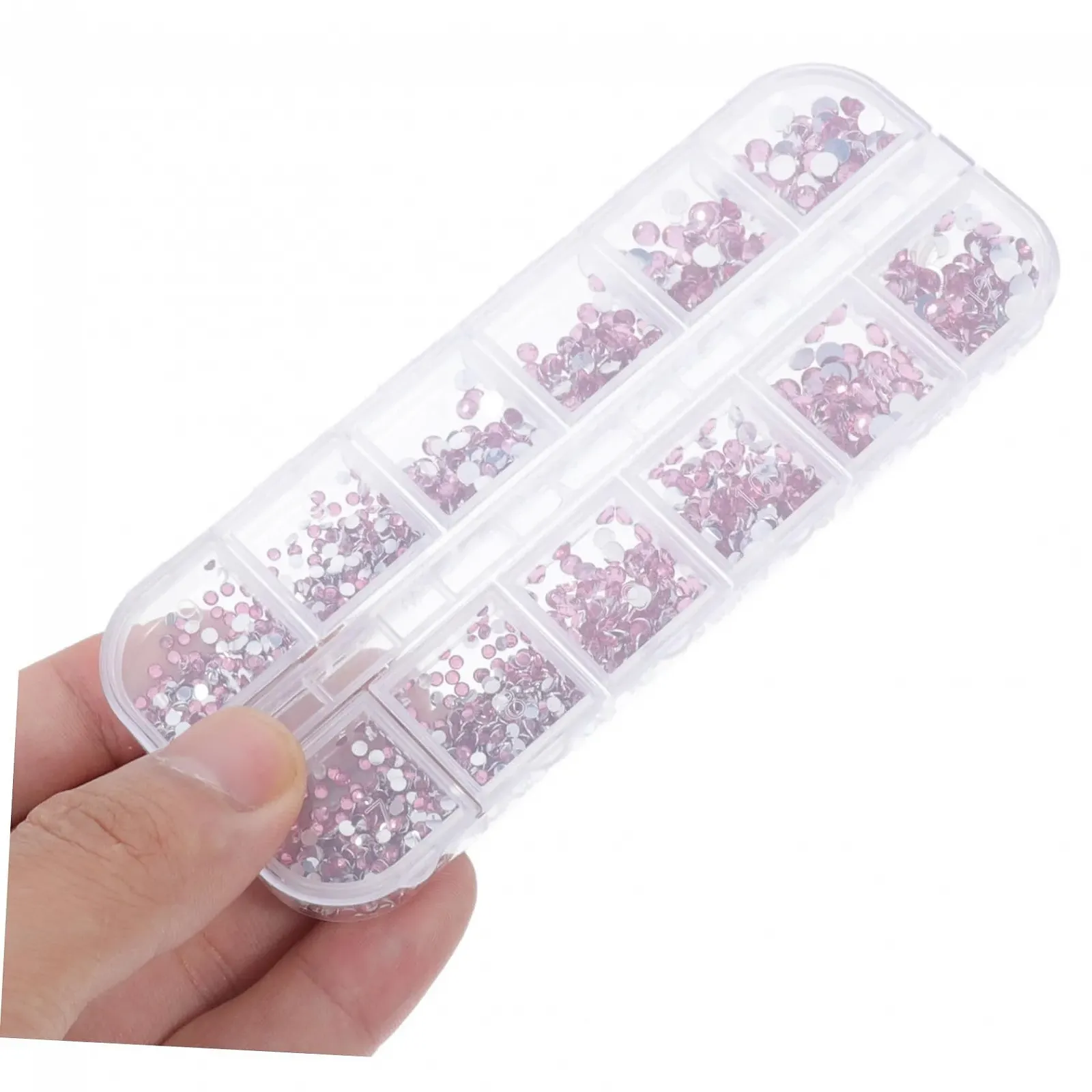 Наклейки зі Стразами Безімені Плоскі Акрилові Самоцвіти для Обличчя Ювелірні Вироби Вишневий Цвіт, фото №7