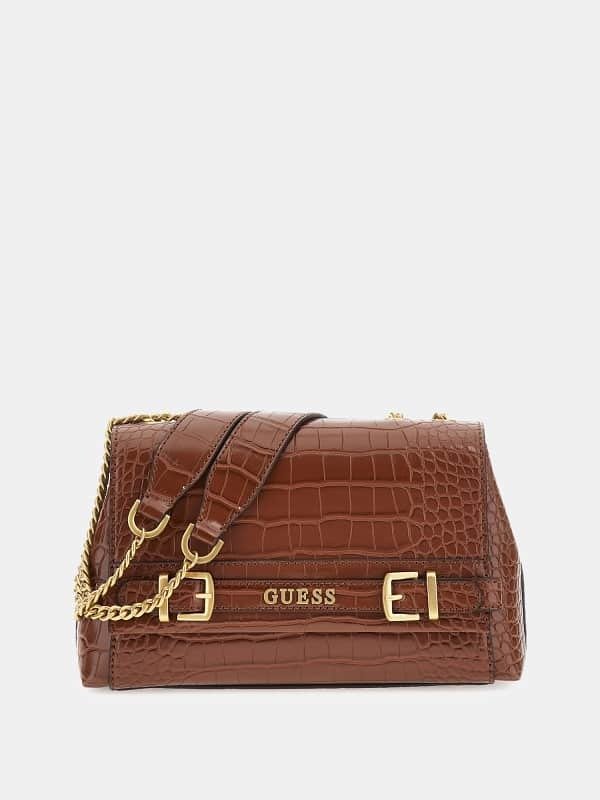 Жіноча сумка GUESS Sestri Croc-Print Crossbody Bag, фото №1 Жіноча сумка GUESS Sestri Croc-Print Crossbody Bag, фото №1