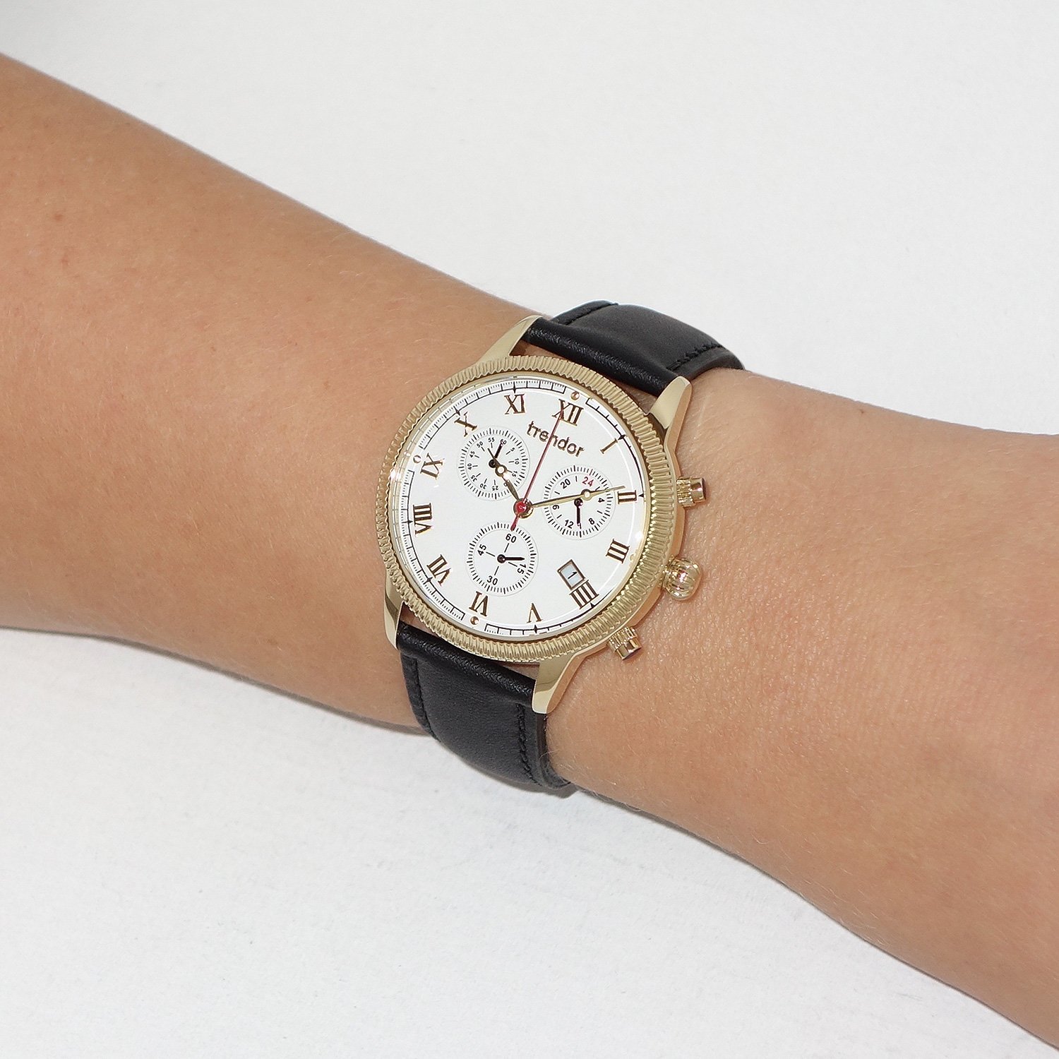 Женский Хронограф Trendor 7602-01 Золотой, фото №4