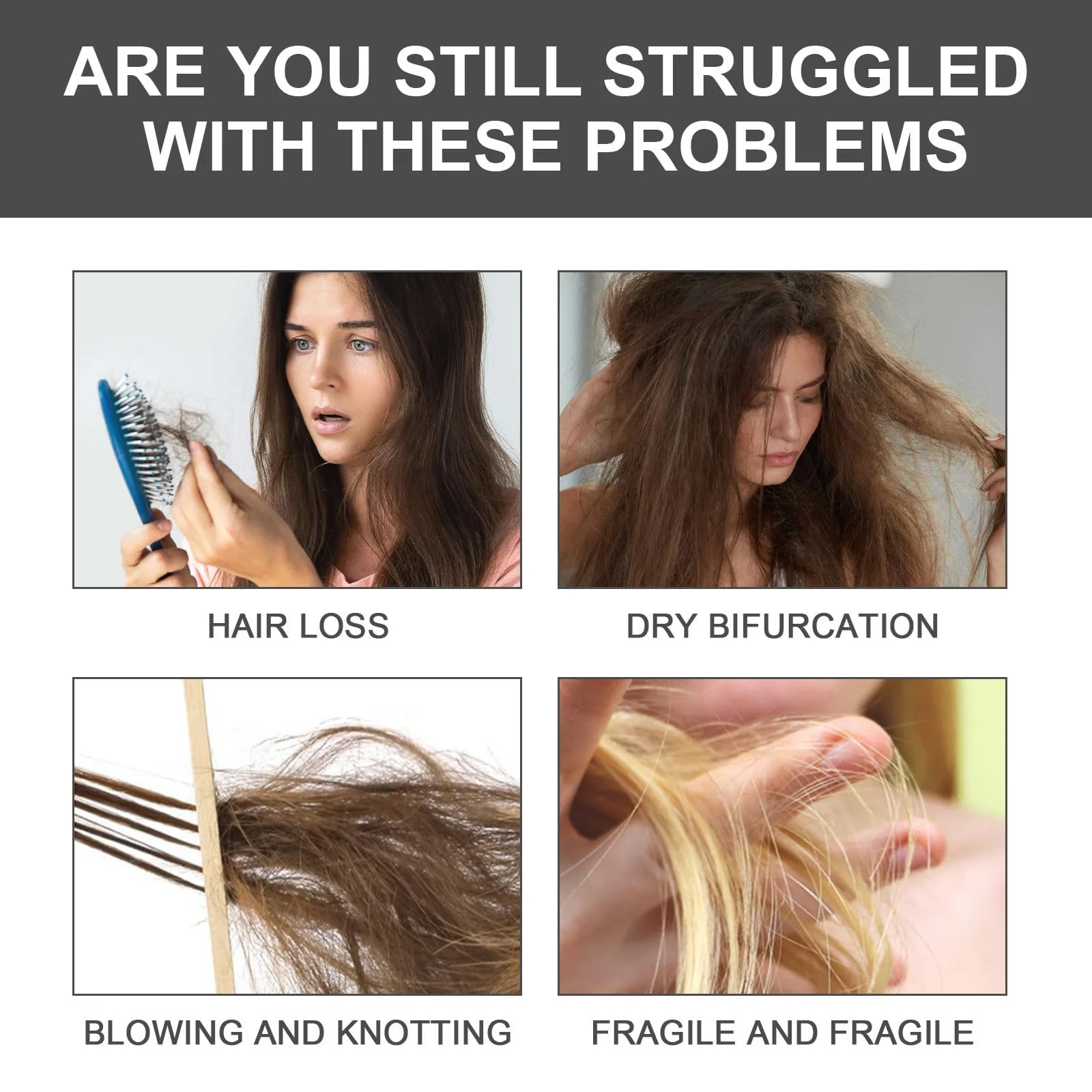 Сироватка для волосся Проти випадіння волосся 2 шт Чорний, фото №3