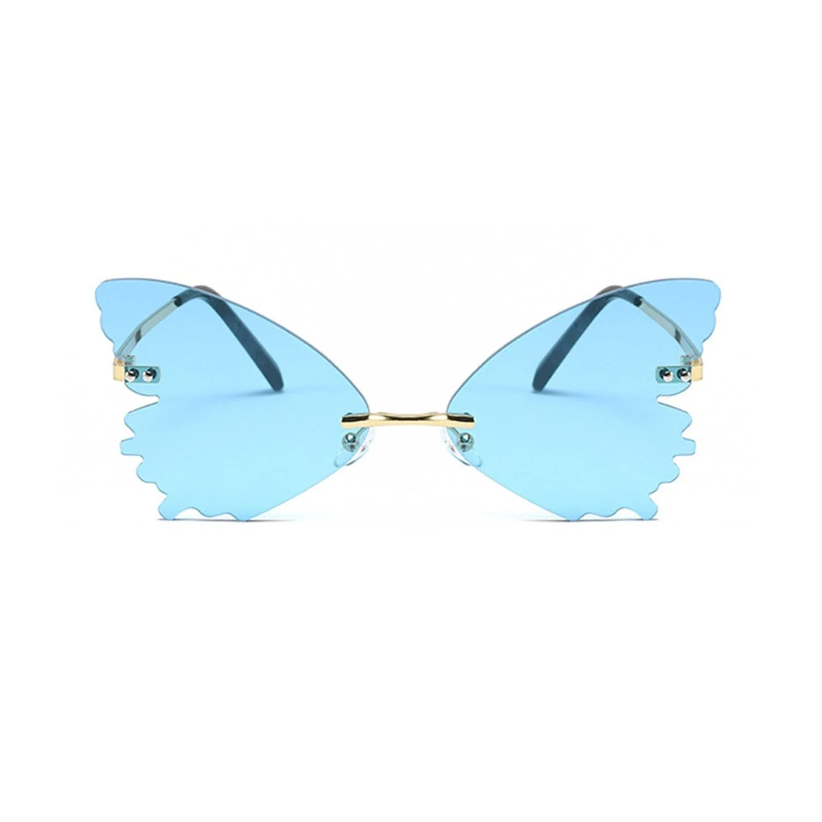 Солнцезащитные очки-бабочки Без оправы, фото №2