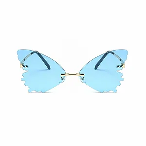 Сонцезахисні окуляри-метелики Без оправи synthetic.ua - Фото 1