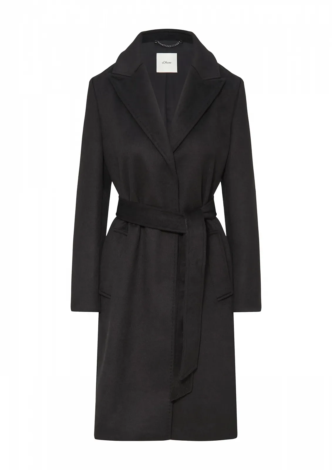 Пальто s.Oliver з вовни з поясом, фото №1 Пальто s.Oliver з вовни з поясом, фото №1