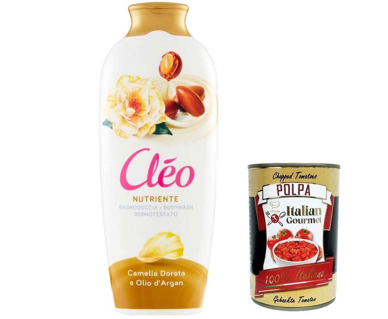 Гель для душу Paglieri Cleo Nutriente Golden Camellia and Argan Oil 750 мл 6 шт, фото №1