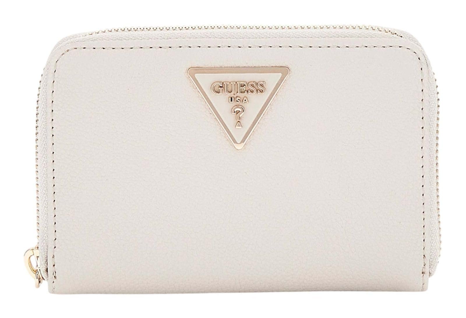 Кошелек GUESS Laurel SLG Medium Zip Around Ivory, слоновая кость, фото №1
