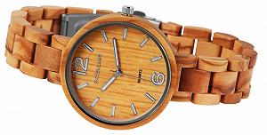 Жіночий Годинник Excellanc 1800235 з дерева, люмінесцентні стрілки, відкидна застібка, аналоговий, кварцовий synthetic.ua - Фото 1