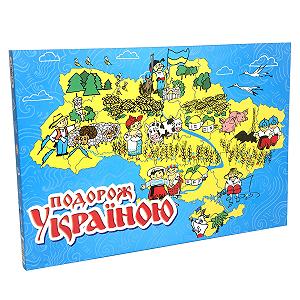 Настольная игра Strateg Путешествие по Украине на украинском языке 59 - Фото 1