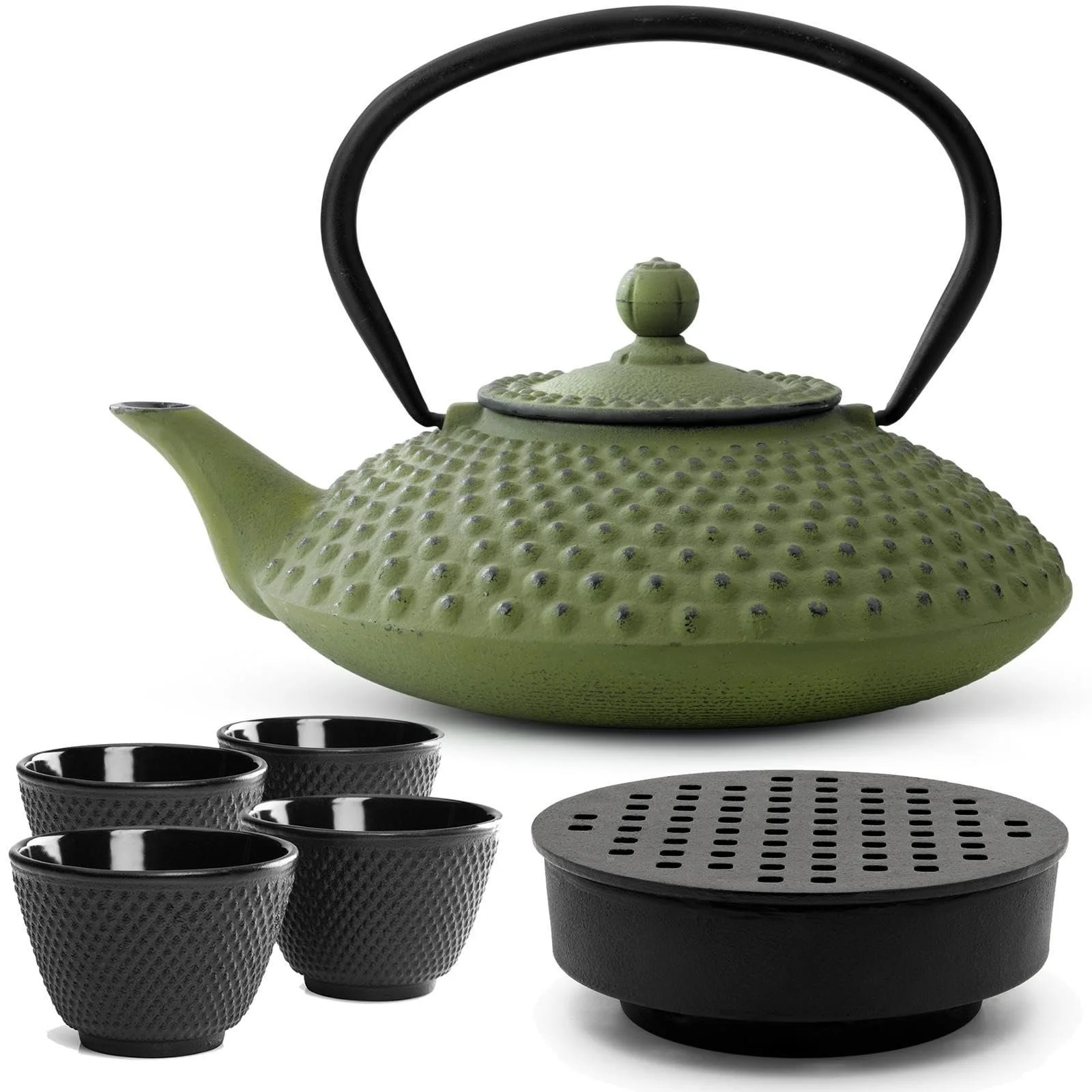 Чайник-заварник Bredemeijer Чавунний 1250 мл зелений, фото №1