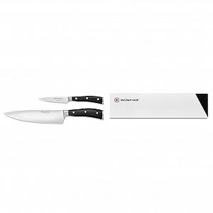 Набір ножів WÜSTHOF Classic Ikon, 2 ножа, захист леза до 20 cm, білий - Фото 1