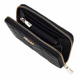 Кошелек GUESS Anning SLG Medium Zip Around Black, черный, Классический synthetic.ua - Фото 1