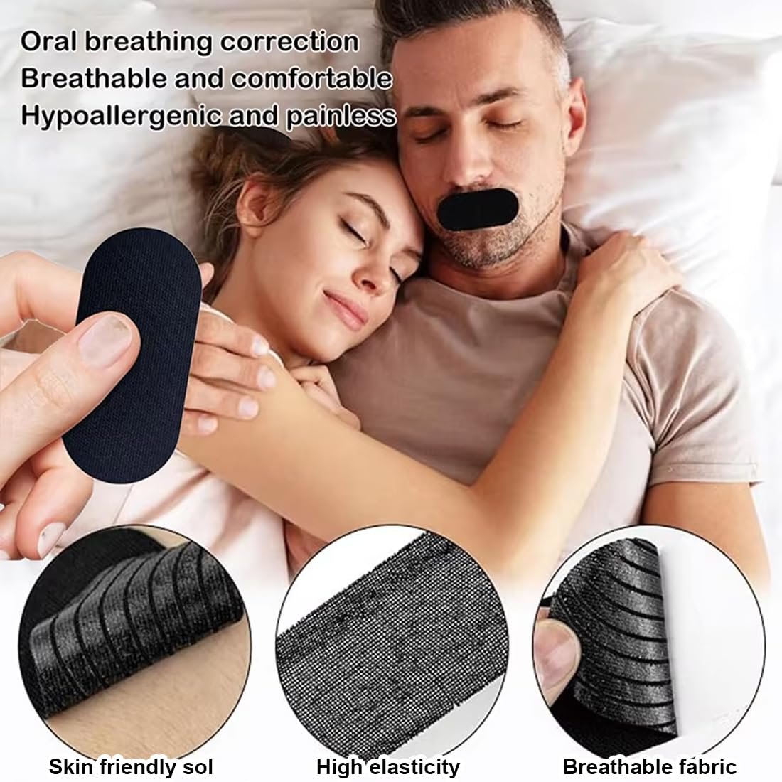 Пластирі від хропіння, пачка 50 шт., фото №4 Пластирі від хропіння, пачка 50 шт., фото №4