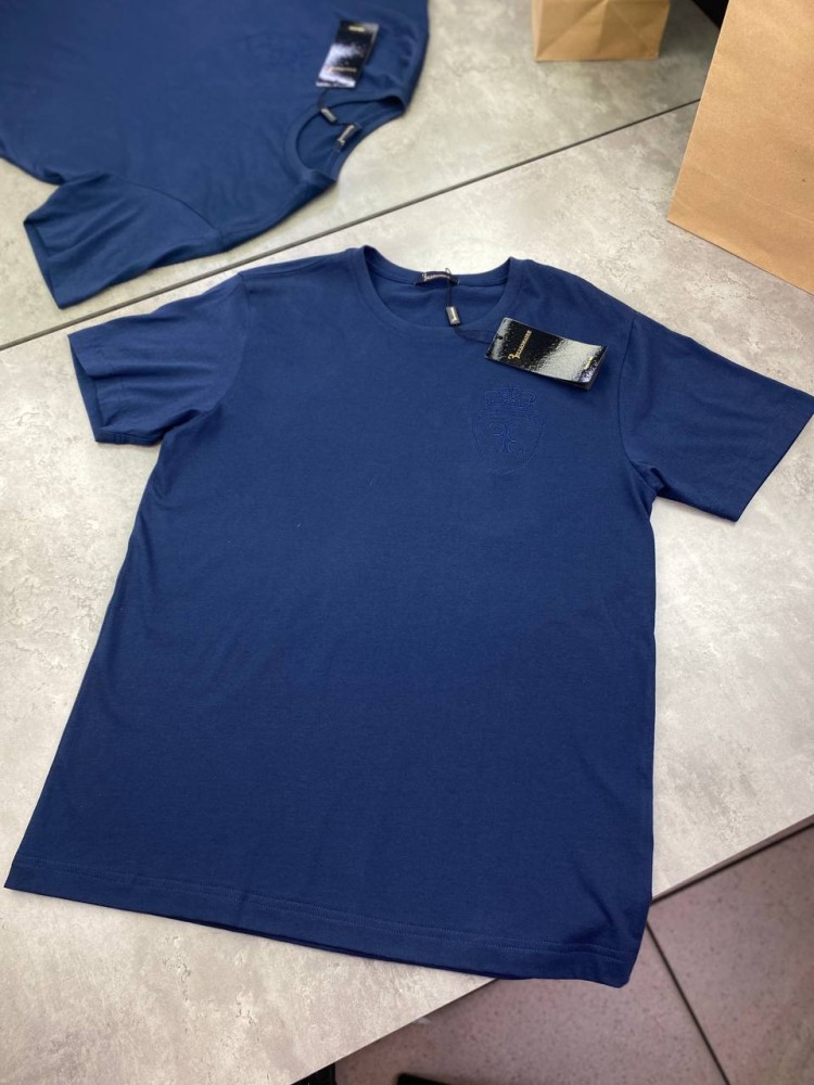 Синяя футболка Billionaire f533, фото №5