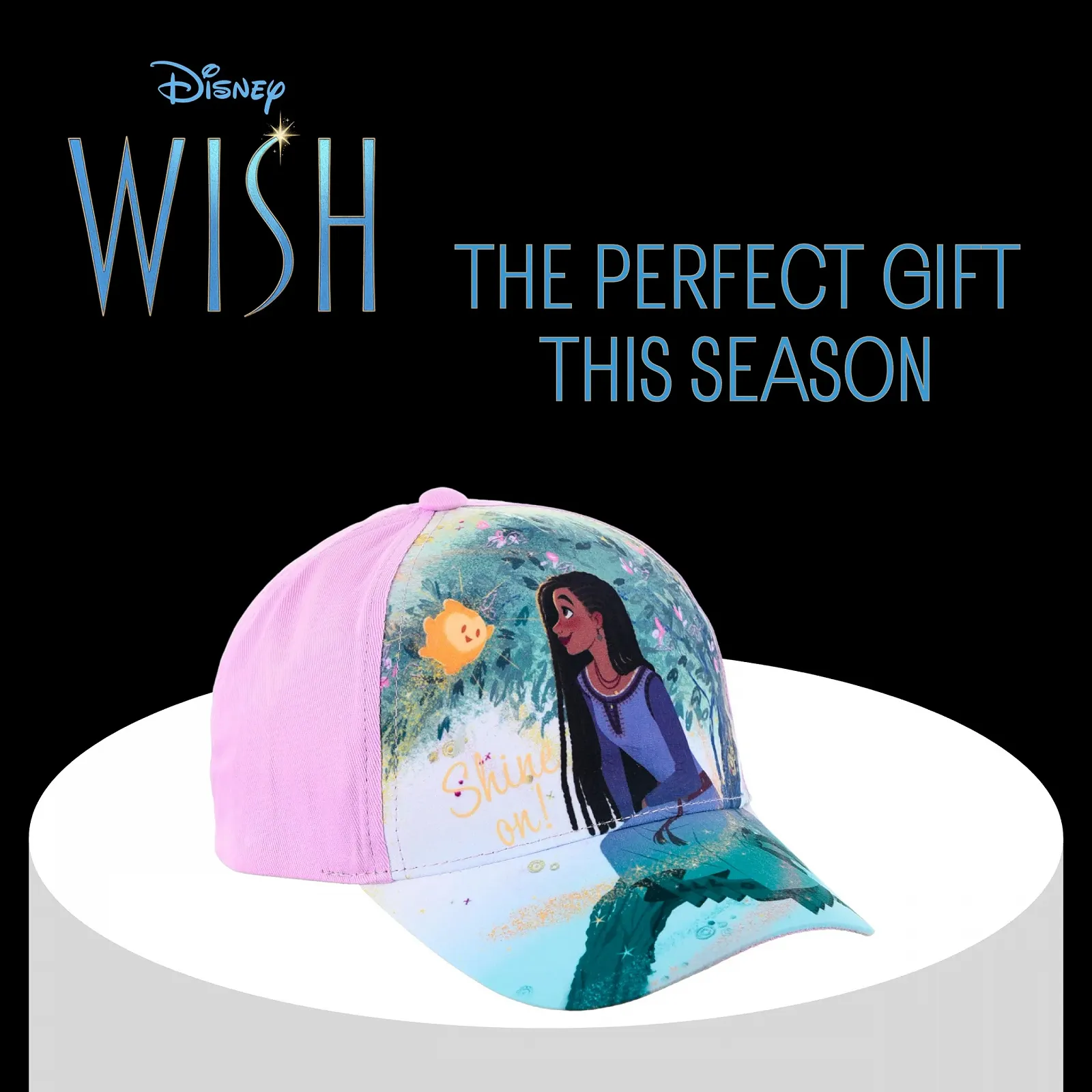 Бейсболка Disney Wish Asha для дівчаток літня дитяча, фото №7