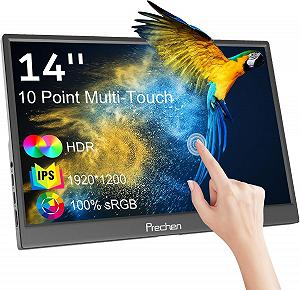Портативний сенсорний монітор 14" Prechen HD-140 WUXGA IPS 60 Hz - Фото 1