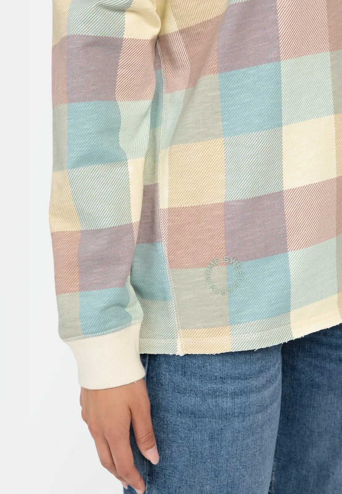 Жіноча Толстовка camel active в клітинку, фото №6