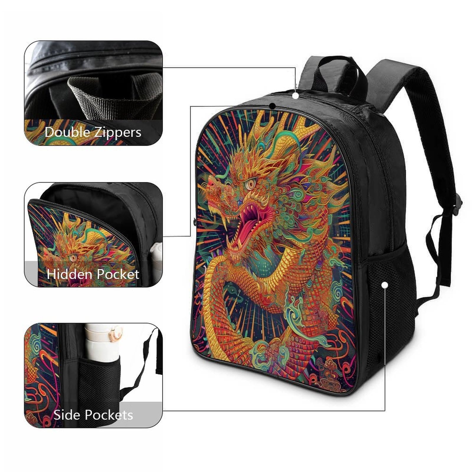 Ранец Dragon DPEOANEBN 40x28x16см, фото №3