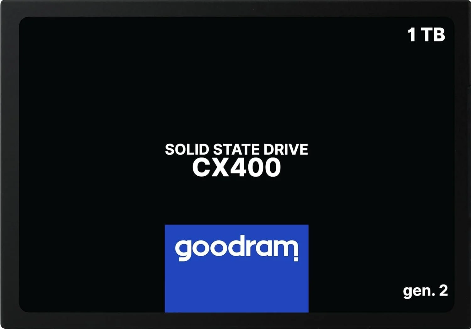 SSD-накопичувач Goodram CX400 Gen.2 1024 ГБ (1 ТБ) SATA III 2.5" 3D TLC NAND Black, фото №2