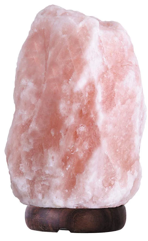 Лампа Rock Соляний камінь Дерево Коричнева 22 см, фото №1