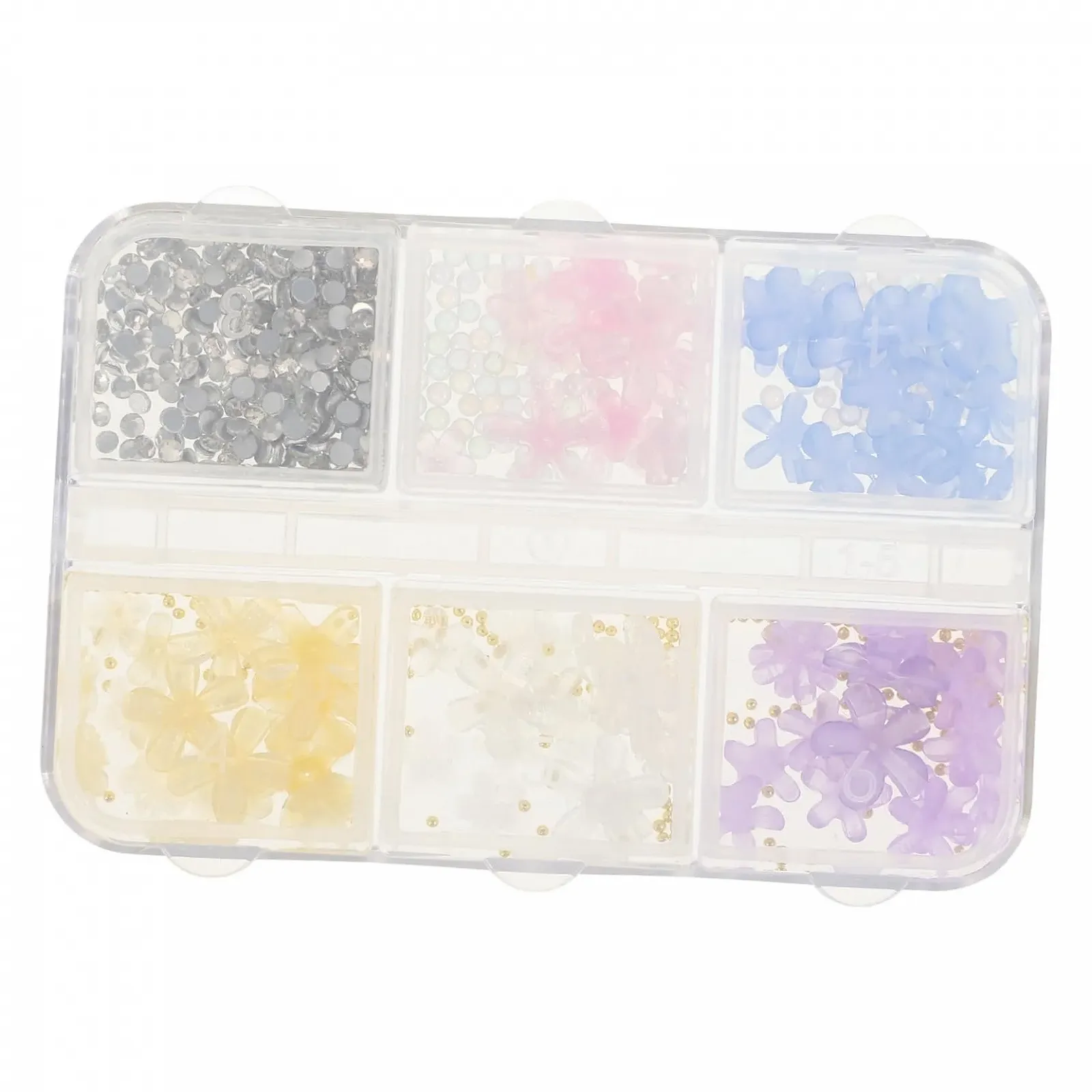 Підвіски для нігтів Квіти 3D ефект Пластик Аксесуари для саморобного нейл-арту, фото №1