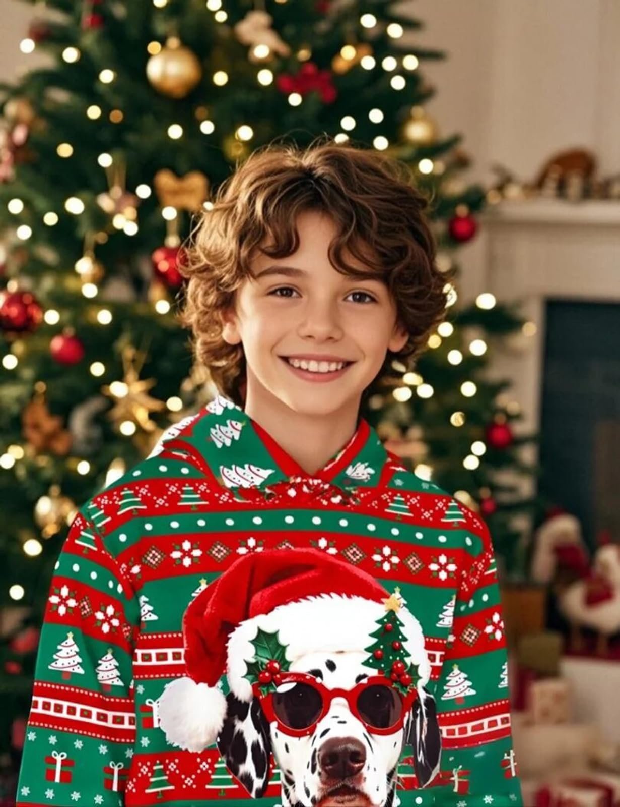 Худі MOMBEBE COSLAND Унісекс 3D-друк, Толстовка з довгими рукавами та капюшоном, фото №4