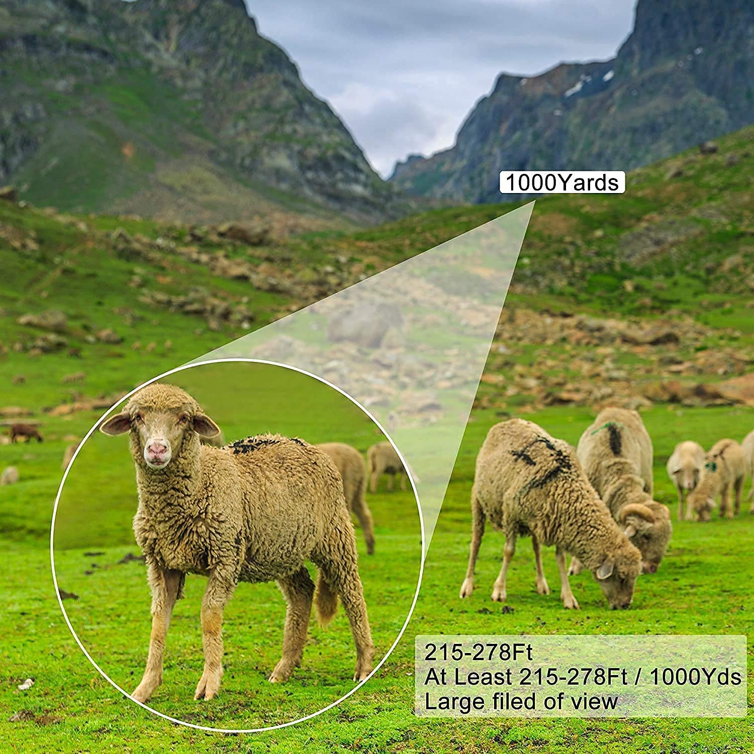 Монокуляр 20X50 Zoom Monocular Високопродуктивний Bak4 призма Водонепроникний з адаптером для смартфона та штативом, фото №4