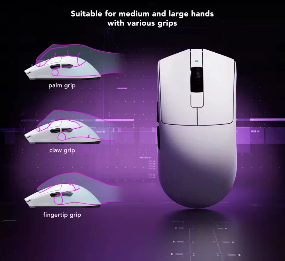 Ігрова мишка KYSONA Jupiter SE Black PAW3311 24000DPI 1000Гц, фото №9